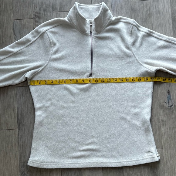Roots 73 Cream Quarter-Zip Jacket - Picture 7 of 7
